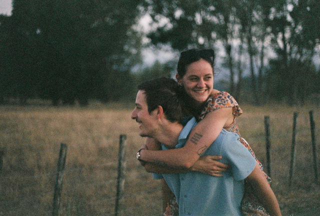 35mm film photograph in the evening light